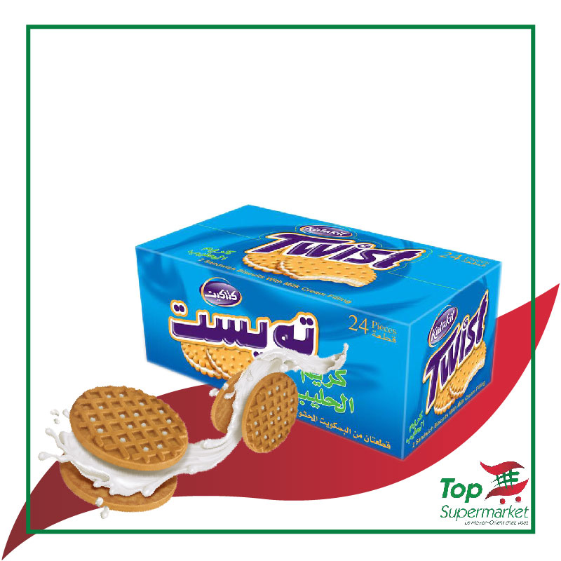 Twist biscuit au lait 24x30gr